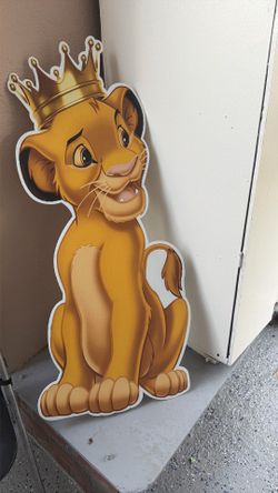 Lion King Simba Cutout