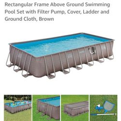 Summer Waves

Summer Waves 24 x 12 x 4.5' Rectangle Above Ground Frame Swimming Pool Set
