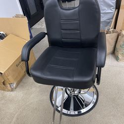 New! Assembled! Barbers Chair, Heavy Duty Hydraulic Reclining Salon Chair Spa Furniture Reclining Extra Wide