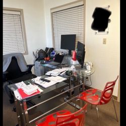 Red Contemporary Chairs 