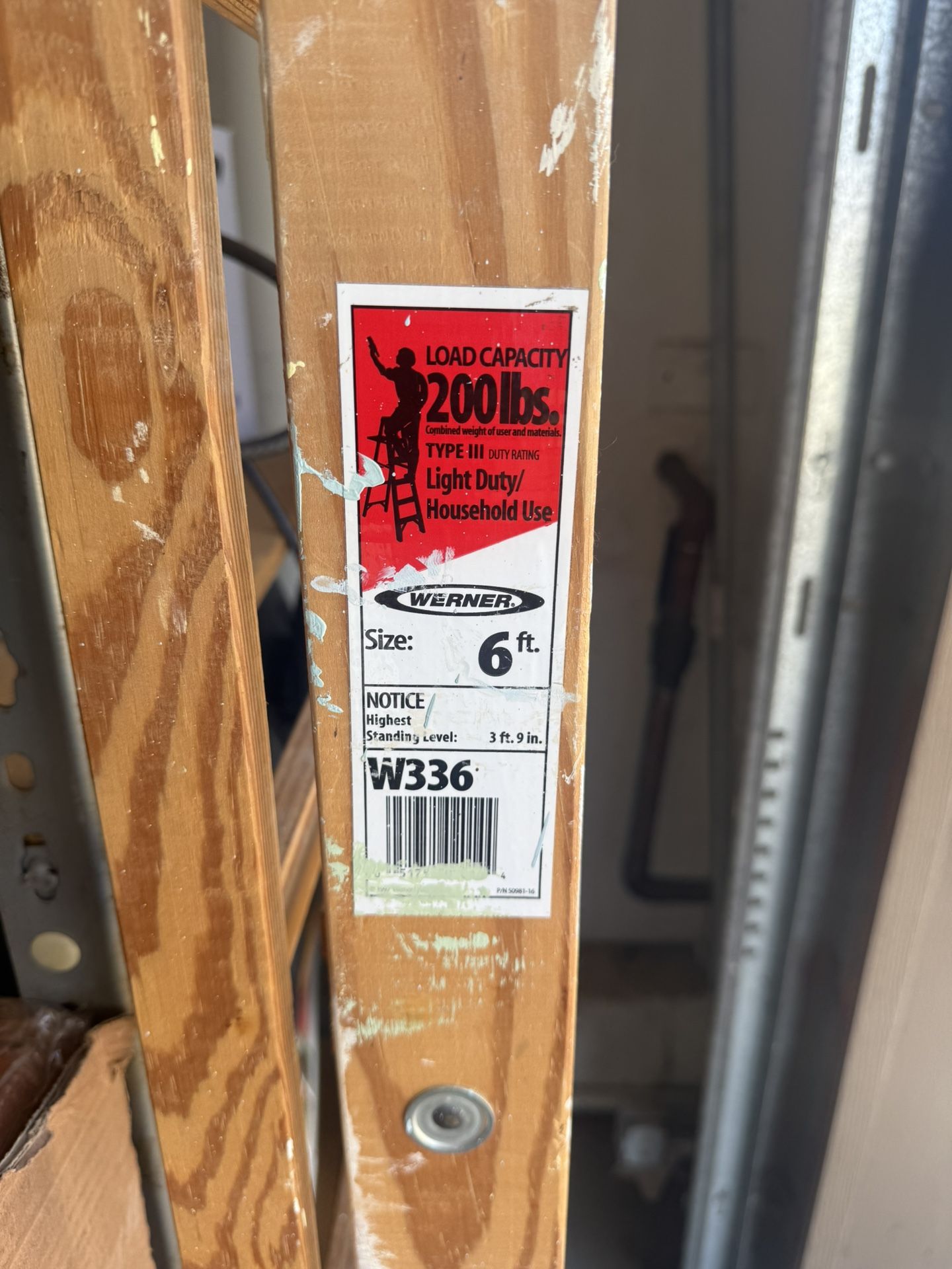 Warner Ladder 6” And 200lbs 