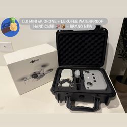 DJI Mini 4K Drone + Waterproof Hard Case 🚁📦 – Brand New