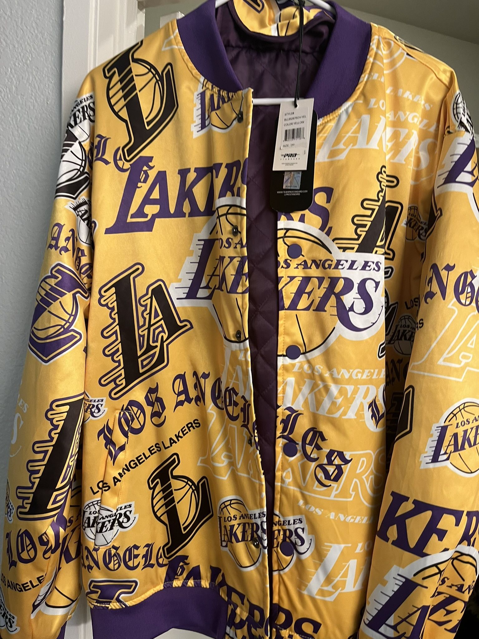 Los Angeles Lakers Pro Standard Men’s Jacket Size 2xl NWT