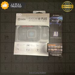 🏆 New | YADA Roadcam AI PLUS 4K Dash Cam w/ 1080p Rear Cam, GPS, Driver Assist 