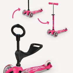 $75 obo MICRO MINI 3-IN-1 LED SCOOTER - Ages 1-5