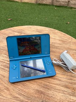 Nintendo DSi XL Blue Handheld Console with Game