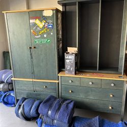 Dresser And Armoire
