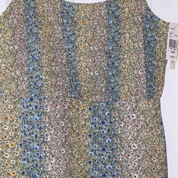 Juniors Sleeveless Floral Maxi Dress Size XL-NEW