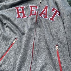 Miami Heat Hoodie Jacket Large
