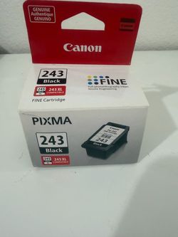Genuine Canon PG-243 Black Ink Cartridge – New (Open Box)