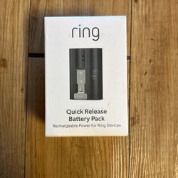 Ring Quick Release Battery Pack 