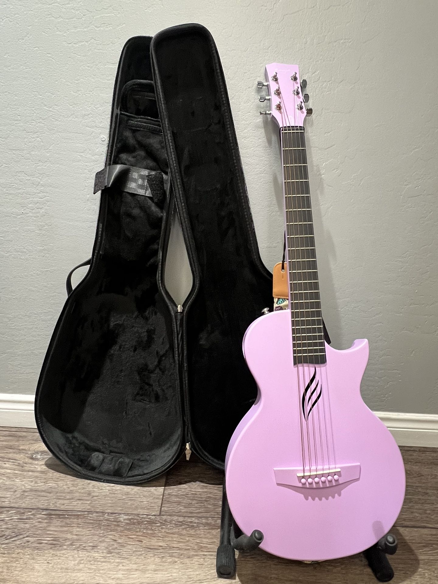 Enya Nova Go Carbon Fiber Acoustic Guitar 1/2 Size