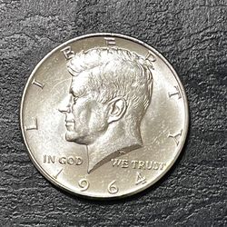 1964 Kennedy Silver Half Dollar 