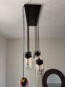 Mason Jar chandelier