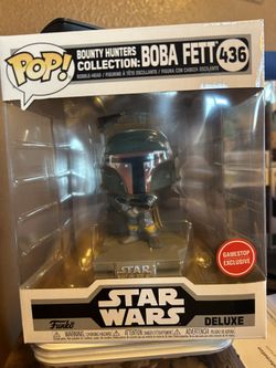 Funko Pop! Star Wars Bounty Hunters Collection BOBA FETT GameStop Exclusive NEW