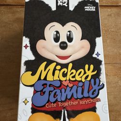 Mickey Family Cute Together Keychain 