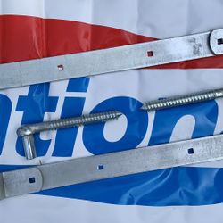 National 24” Heavy Duty Strap Style Post Mount Gate Hinge 