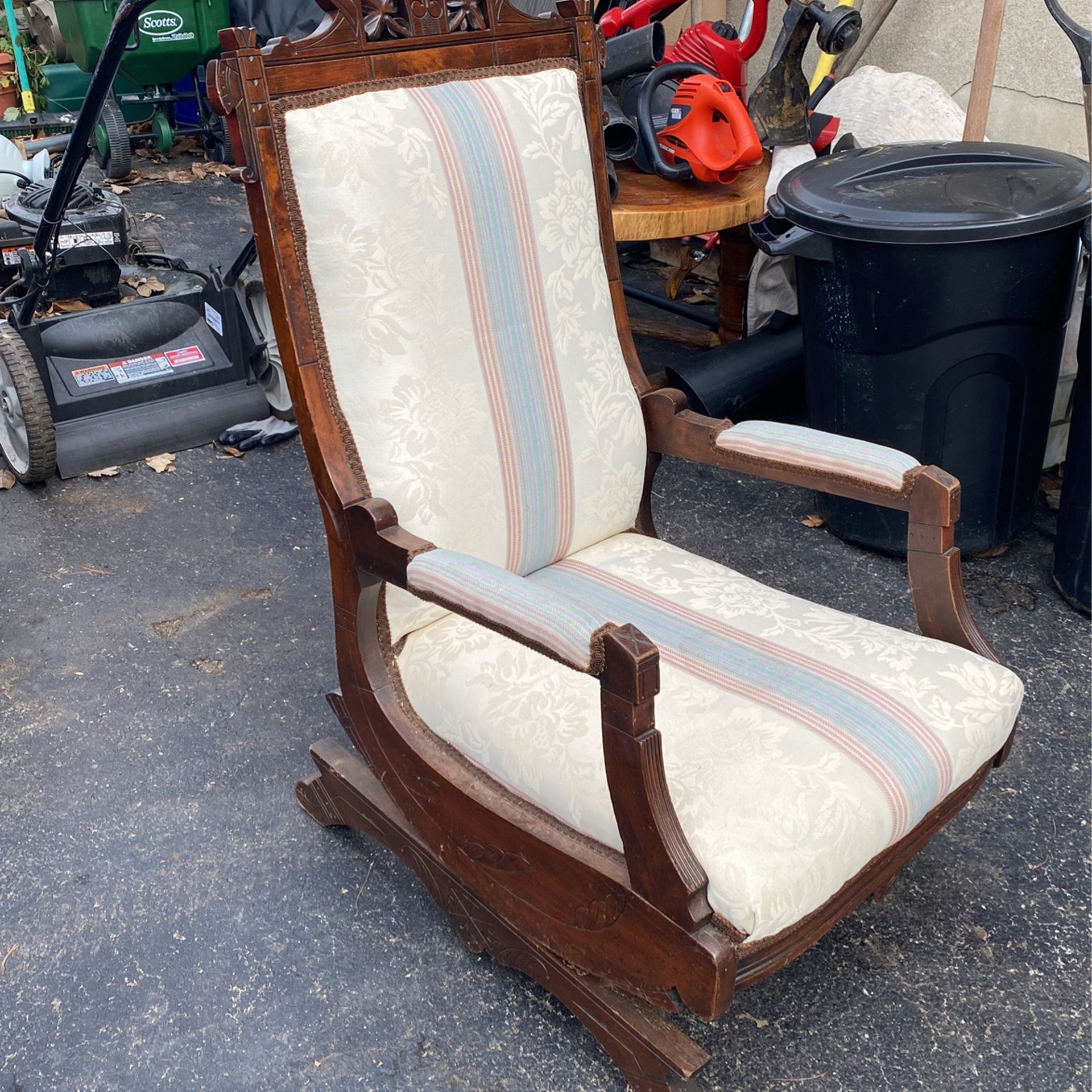 Reupholstered Old Chair 