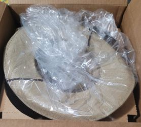 Mens Straw Gambler Hat (Madrid Style)