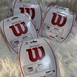 Wilson Revolve tennis strings for rackets pack of 4