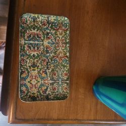 Vintage Chinese Small Wooden Tray Hand Painted Plate Collection 