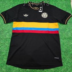 Colombian 100th Year Edition Soccer Special Black Jersey Medium M