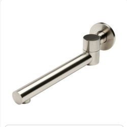 ALFI AB6601-BN Round Foldable Tub Spout - Brushed Nickel - Solid Brass - Open-Box