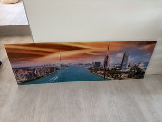 Glass South Beach 3 Piece
