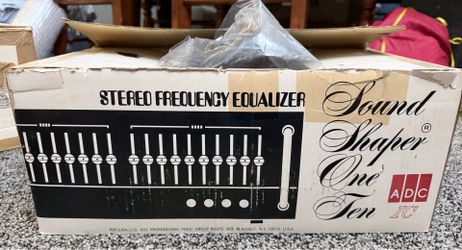 ADC Sound Shaper One Ten IC Black  Stereo Equalizer, in Box