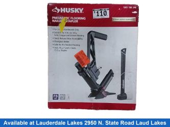 Husky 1001186246 Black Manual Nailer