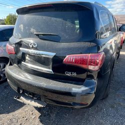 2011 infiniti qx56 parts engine transmission doors rims hood grille axels suspensión ecm ecu caliper