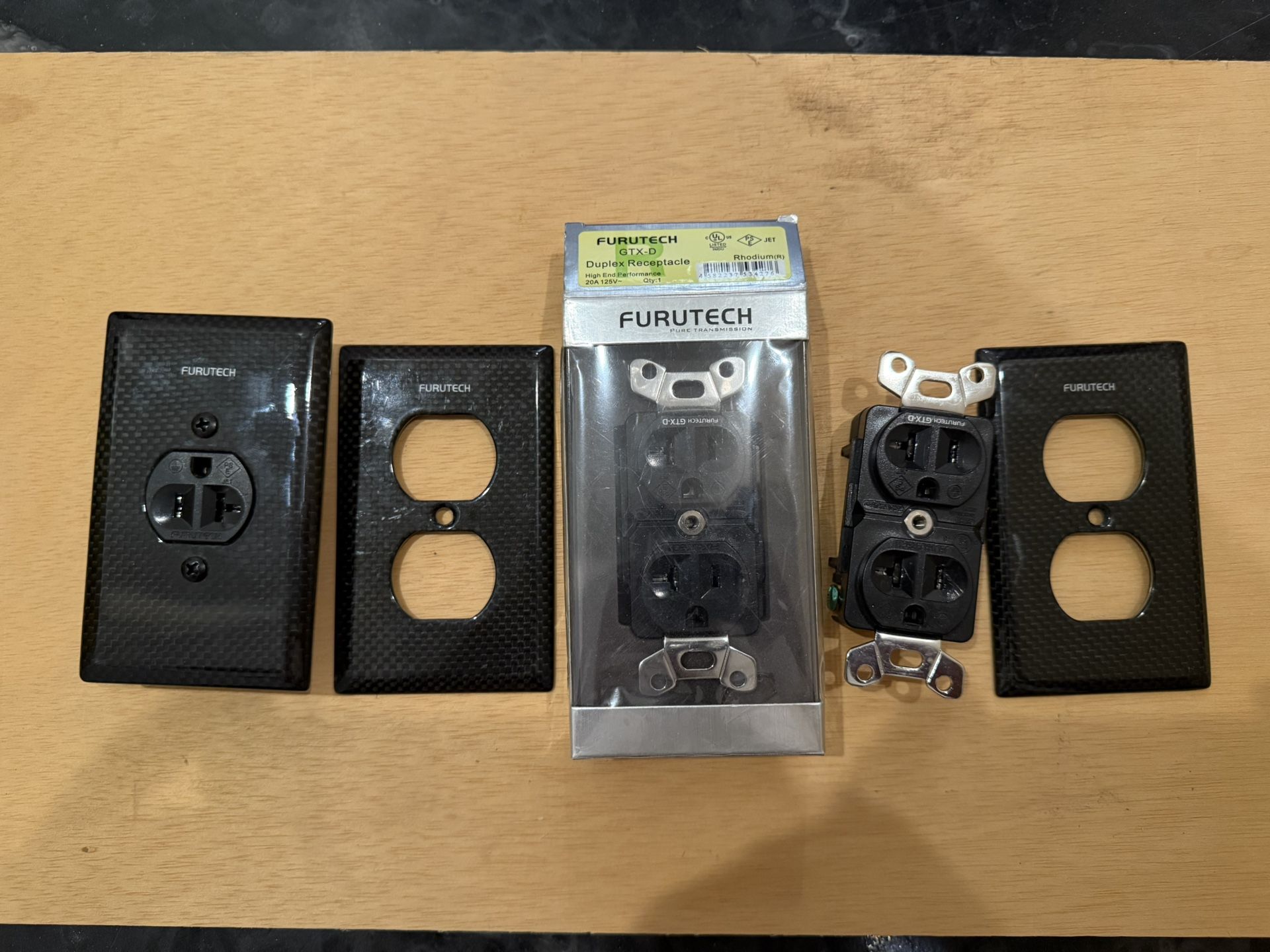 Furutech Outlets Rhodium Plated