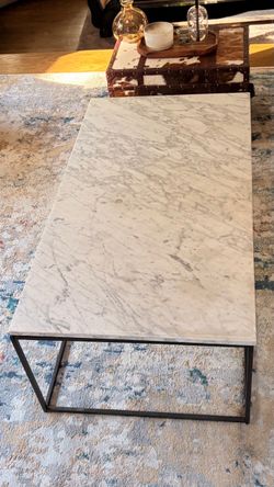 Marble coffee table