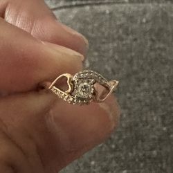 Rose Gold Promise Ring