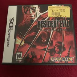 Resident Evil: Deadly Silence Nintendo DS Near Mint RARE Complete CIB