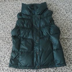 PRANA deep balsam Milly outerwear Vest Down Filled Women Size L $139.00 MSRP