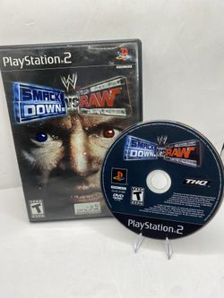 WWE SmackDown! vs. Raw Sony PlayStation 2 PS2 CIB 2004 authentic no manual