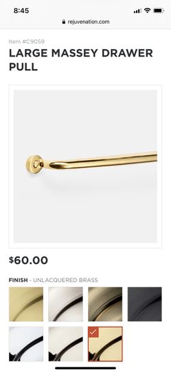 Rejuvenation Drawer Pull