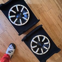 2 10 Inch With Built In Amp )never Used)