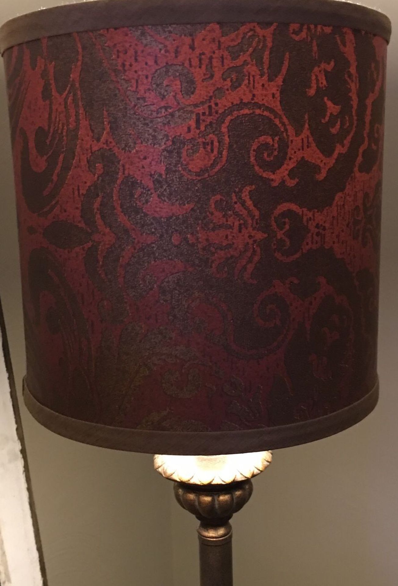decorative lamp with shade