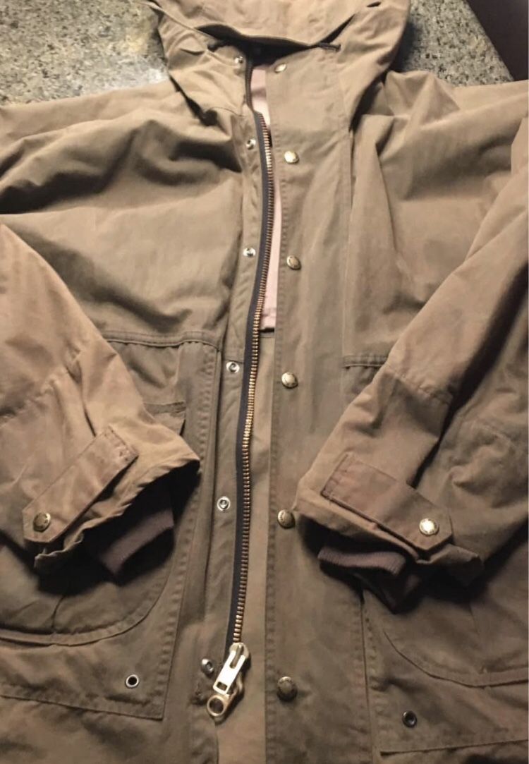 Filson All Season Raincoat Style 1438N Wax Jacket Size L