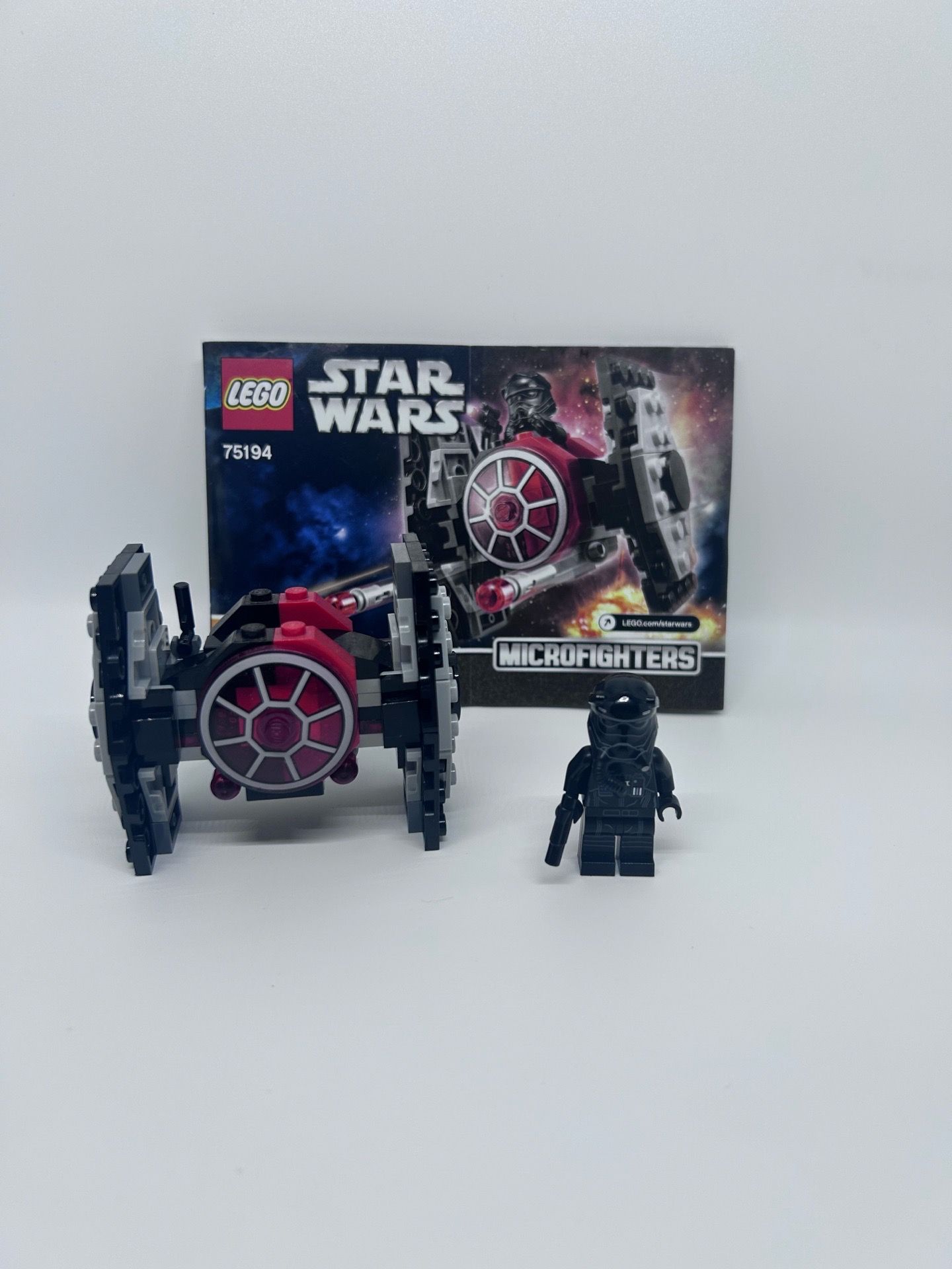LEGO Star Wars: First Order TIE Fighter Microfighter Set (75194) 100% Complete