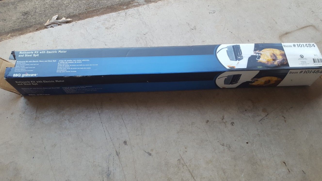 BBQ Rotisserie grill kit