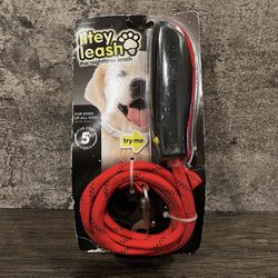 Litey Leash The Nighttime Leash 5 Feet Red Long Up To 90 Pounds Dog