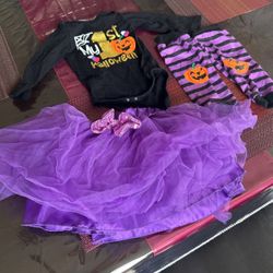 0-3 Months 1st Halloween Outfit