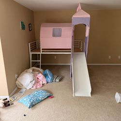 Kids Bed With Plush Toy 