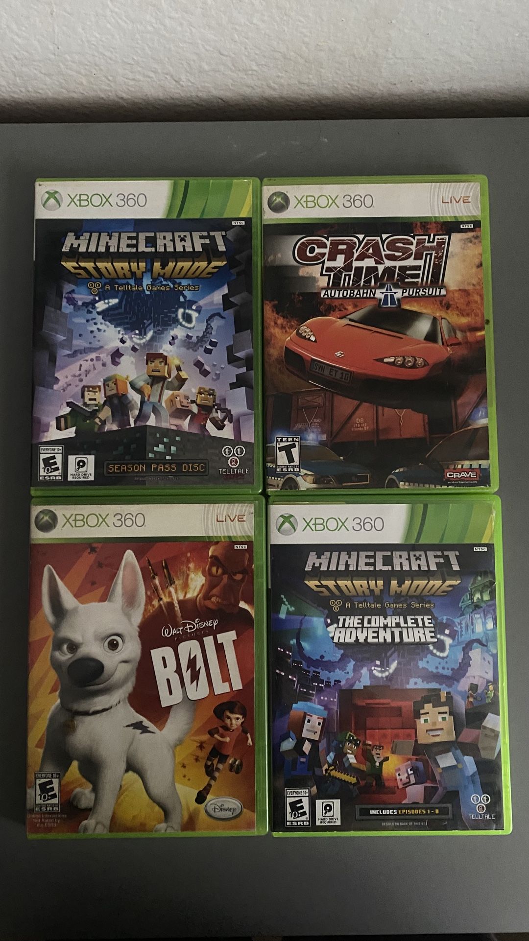 4 xbox 360 games
