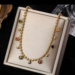 Necklace Stainless Steel  For Woman's