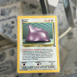 Pokemon TCG Ditto Fossil