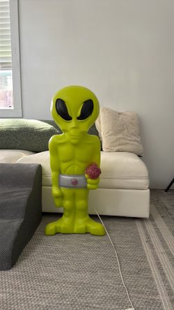 RARE Vintage Blow Mold ALIEN 36" Halloween General Foam Plastics